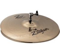Zildjian Hi Hat 15" Z Custom Platillo B20 Bronze para Batería - Sonido Explosivo y Brillante para Escenario/Estudio