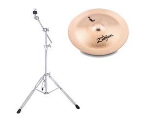 Zildjian I Family 18 China Cymbal & Boom Stand