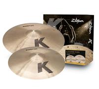 Zildjian K Crashes Paper Thin (18" & 20") Juego de Platos Oscuros Explosivos y Ligeros con Rápido Decay