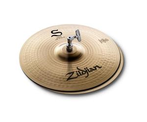 ZILDJIAN S13MPR S Platillo 14" S hi-hat | Respuesta de adherencia nítida, sonido sólido de pollito para ranuras, parte superior e inferior a juego