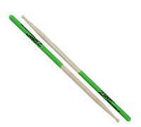Zildjian S7AMG SUPER - Baquetas para batería de 7A, 1 par, color verde