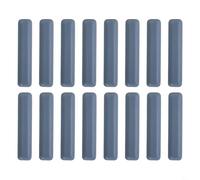 Zilimontt 16 deslizadores cuadrados de PTFE de 16 x 75 mm para muebles pesados con protección antitambaleo y suelo