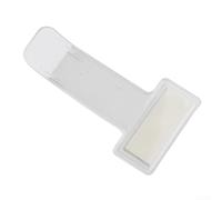Zilimontt 2 clips de soporte para billetes de aparcamiento para parabrisas de coche con cinta adhesiva de doble cara, plástico transparente, tarjeta de recibo, accesorios para el interior del vehículo