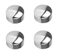 Zilimontt 4 pasamanos de escalera para decoración de reposabrazos de PVC, accesorios de tubo de 45 mm (0)