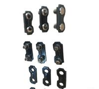 Zilimontt 6 eslabones de unión de cadena de motosierra, paquete de 6 para cadenas de sierra de 3/8 pulgadas y 0.08 pulgadas, piezas de repuesto de metal compatibles con todas las marcas de accesorios