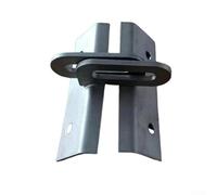 Zilimontt Abrazadera ajustable trapezoidal Vario para A2 con rosca angular, soporte de montaje de panel solar de acero inoxidable para la mayoría de hojas trapezoidales