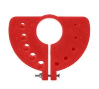 Zilimontt Accesorio de afilador angular con molienda multiespecificación para brocas de acero de alta velocidad y cobalto, diseño portátil para viajes y (rojo)