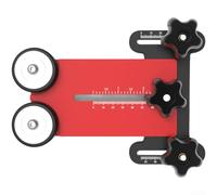 Zilimontt Accesorio de rodillo abatible para sierra de mesa para carpintería con diseño de cola de milano deslizante, construcción de aleación de aluminio, rango ajustable de 85-155 mm, compatible con