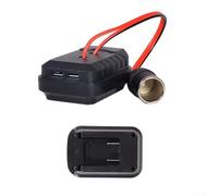 Zilimontt Adaptador convertidor de batería con puertos de carga USB duales para BL1830, BL1840, BL1815 y para A3/2106 - Hub de alimentación portátil para hogar y coche, material ABS, (para batería