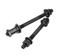 Zilimontt Adaptador de eje de cubo de bicicleta con diseño de eje hueco, acero al carbono delantero de 108 mm y eje trasero de 144 mm, 9,5 mm de diámetro, convierte el estándar para ejes de bicicleta