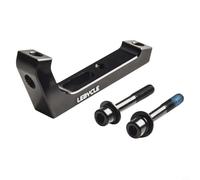 Zilimontt Adaptador de freno de disco de aleación de aluminio para bicicletas de carretera, convertidor de montaje de pinza de montaje de poste (FM a PM), distancia entre agujeros de 74 mm, compatible