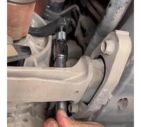 Zilimontt Adaptador de llave de palanca para herramienta de trinquete de 3/8 pulgadas, palanca de extracción de medio eje con guante, acero al cromo vanadio tratado térmicamente, resistencia de