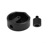 Zilimontt Adaptador de montaje para trípode pequeño, adaptador de trípode roscado de aleación de aluminio de 1/4 pulgadas con adaptador de 1/4 a 3/8 para satélite