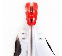 Zilimontt Afilador de cuchillas de patinaje artístico con superficies abrasivas dobles de grano 80/100, ancho ajustable de 3 a 4 mm para patines de figura, hockey y velocidad, manual para herramienta