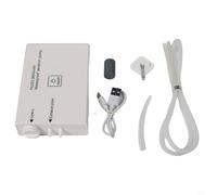 Zilimontt Aireador de pesca para cubos de cebo vivo, batería de litio recargable por USB de 3000 mAh, motor silencioso, clip de acero inoxidable ajustable, piedra de aire y manguera de 70 cm incluida