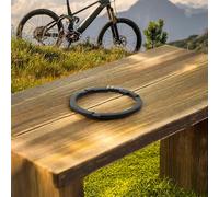 Zilimontt AL6061 - Espaciador de buje libre de aluminio para carretera para pedalier de bicicleta y ajuste de casete, arandela de doble grosor de 0.8 mm/2 mm compatible con Campagnolo (negro 2 mm)