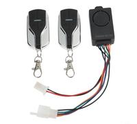 Zilimontt Alarma antirrobo para scooter eléctrico con bloqueo remoto de llave, detección avanzada de movimiento, carcasa de aluminio y plástico resistente a la intemperie, compatible con