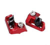 Zilimontt Aleación de aluminio para adaptador de palanca de cambios de bicicleta compatible con cambiadores y sistemas de freno I-Spec EV, para diseño hueco CNC para M4100 M6100/6120 M7100/7120 (rojo)