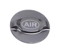 Zilimontt Aleación de aluminio para suspensión delantera de bicicleta, tapa de válvula de gas de aire compatible con Fox, Swiss, cubierta fundida a presión ligera y duradera (gris)