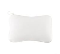 Zilimontt Almohada de baño ergonómica con ventosas para soporte de cuello, malla 3D, lavable a máquina, accesorio de spa para relajación de bañera, 35 x 33 x 10 cm