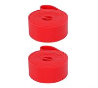 Zilimontt Almohadilla antipinchazos para neumáticos de bicicleta para bicicletas plegables de carretera de montaña, para cinta de protección de llanta de PVC ultraligera que evita perforaciones y