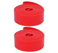 Zilimontt Almohadilla antipinchazos para neumáticos de bicicleta para bicicletas plegables de carretera de montaña, para cinta de protección de llanta de PVC ultraligera que evita perforaciones y