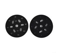 Zilimontt Almohadilla de interfaz de disco de lijado de 150 mm, esponja suave para accesorios de lijadora orbital, cojín de 17 agujeros para reducir la vibración y mejorar el lijado de bordes,