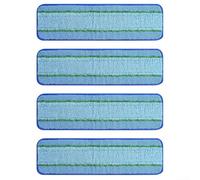 Zilimontt Almohadillas de microfibra para limpieza de pisos de madera dura, almohadillas de repuesto reutilizables en húmedo y seco para azulejos laminados de mármol, recambios lavables estilo Swiffer