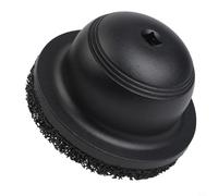 Zilimontt Amoladora de cubo de rueda de 1/2 pulgada con rueda de molienda de 90-150 mm para eliminación de óxido en cubos de rueda automotriz, construcción de aluminio, compatible con vástago cuadrado