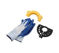 Zilimontt Amoladora multifuncional de 3 a 12 mm con hebilla fija para amoladoras angulares, construcción de plástico y diseño portátil para varios tamaños de taladro (C)