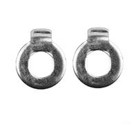 Zilimontt Arandelas eléctricas antirrotación para motor de cubo de bicicleta, acero para ajuste de eje M14, componente eléctrico de larga duración para un montaje y rotación seguros del motor (para