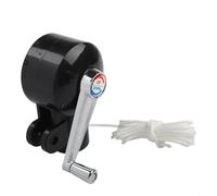 Zilimontt Banana - Manivela de repuesto para sombrillas de patio y jardín al aire libre, construcción de polietileno y hierro, 14 x 9 x 8 cm, 320 g, color negro, compatible