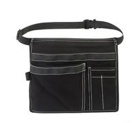 Zilimontt Bolsa para cinturón de herramientas, bolsas de herramientas resistentes con 6 bolsillos, correa de cintura ajustable, soporte para martillo y organizador de bolsa de clavos para carpinteros,