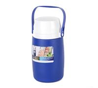 Zilimontt Botella de agua portátil de acero inoxidable de 1 litro con asa, contenedor de bebidas frías y calientes para acampar al aire libre, senderismo, playa, picnic, viajes, actividades deportivas