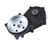 Zilimontt Caja de cambios de embrague de doble cadena de 49 cc para ATV y mini motor todoterreno para bicicleta, montaje de transmisión de aleación de aluminio y acero compatible con motocicletas de