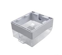 Zilimontt Caja de enchufe de corriente gruesa tipo 86 para protección, impermeable y resistente al polvo, cubierta de toma de corriente con auto, compatible con interruptores eléctricos estándar