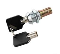 Zilimontt Caja de herramientas para armarios y cajones, mecanismo de bloqueo de seguridad de aleación con 2 llaves, acabado plateado, para una fácil instalación, cerradura de seguridad robusta para