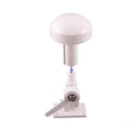 Zilimontt Carcasa de antena marina GPS Beidou, sincronización de navegación, carcasa de cabeza de hongo con interfaz de rosca G3/4, sistema de posicionamiento al aire libre (base ABS blanca)