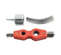 Zilimontt Cepillo de limpieza de tuberías de cobre para taladro, kit de cepillo de alambre de acero inoxidable de 15 mm y 22 mm con mango hexagonal, taladro eléctrico conectado limpiador de tubos de