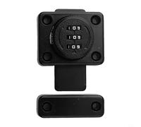 Zilimontt Cerradura de perno deslizante de combinación resistente para cobertizos, puertas, garajes y con código reajustable y tornillos antimanipulación, aleación de zinc y construcción de hierro