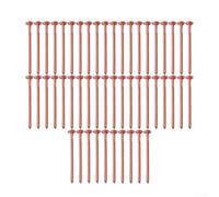 Zilimontt Clavos de cobre de 65 mm/75 mm para eliminar tocones de árbol, pinchos asesinos de raíces, compatibles con brocas, paquete de 2050 unidades, solución de eliminación de plantas no molesta (D)