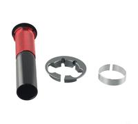 Zilimontt Compresor expansor de auriculares de cable interno para bicicletas de carretera, aleación de aluminio y acero inoxidable, ajuste de tubo de dirección ajustable de 22,9-25,4 mm, compatible