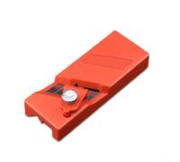 Zilimontt Cortador de placas de yeso para recortar placas de yeso con guía de ángulo de 45 grados, herramienta de biselado manual para carpintería, ABS naranja para cepilladora de bordes para láminas