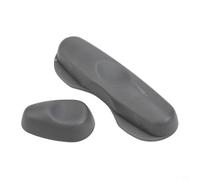 Zilimontt Cubierta de interruptor de botón de ajuste de asiento eléctrico delantero para Pajero V33 V73 V93 V97 - Negro, beige, gris - Pieza de repuesto de plástico compatible con OEM MR6 (gris)