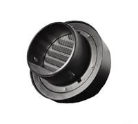 Zilimontt Cubierta de rejilla de ventilación de acero inoxidable 304 con pantalla, tapa de conducto de ventilador de escape de 100 mm para ventilación de aire interior y exterior, resistente a la