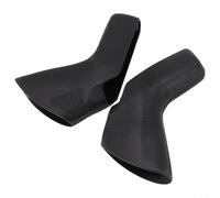 Zilimontt Cubierta de silicona para palanca de freno de bicicleta compatible con SRAM Apex para Rival para Force RED Road Bike Protección de palanca de cambios negro rojo 61 g elástico (negro)