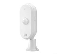 Zilimontt Detector de sensor de movimiento WiFi y PIR compatible con alarma de 80 dB y detección ajustable de 360 grados para sistema de seguridad del hogar