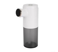 Zilimontt Dispensador automático de jabón de espuma con sensor infrarrojo, ajustes de burbujas ajustables y pantalla de alimentación para baño y cocina, hecho de material ABS en blanco (blanco)