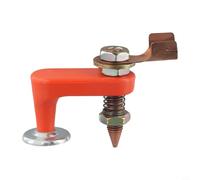 Zilimontt Dispositivo auxiliar de soldadura magnética de cabeza simple y doble para trabajar metales con rendimiento estable de alta corriente y construcción de PVC grueso (cabeza única)