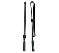 Zilimontt Dual Band VHF/UHF plegable táctico AR-152A 144/430MHz -Female 2.15dBi 20W para Baofeng UV-82 BF-888S Diseño flexible suave bidireccional 48cm